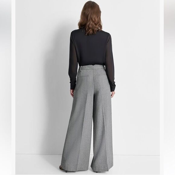 DKNY The Mercer Wide Leg Pants - Picture 6 of 8